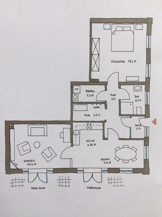 Apartmán Waldmuehle Šlesvik Exteriér fotografie